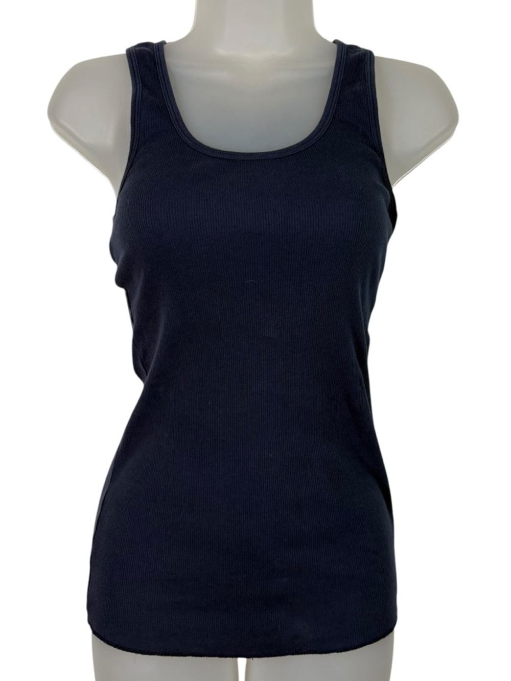 American Eagle Vintage Y2K Ribbed Navy Blue Scoop Neck Tank Top M Bella Swan